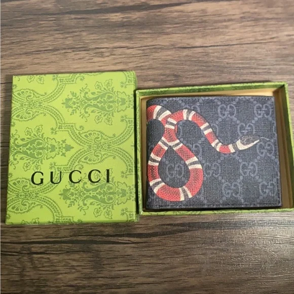 Gucci Kingsnake Supreme Men's Wallet 💎